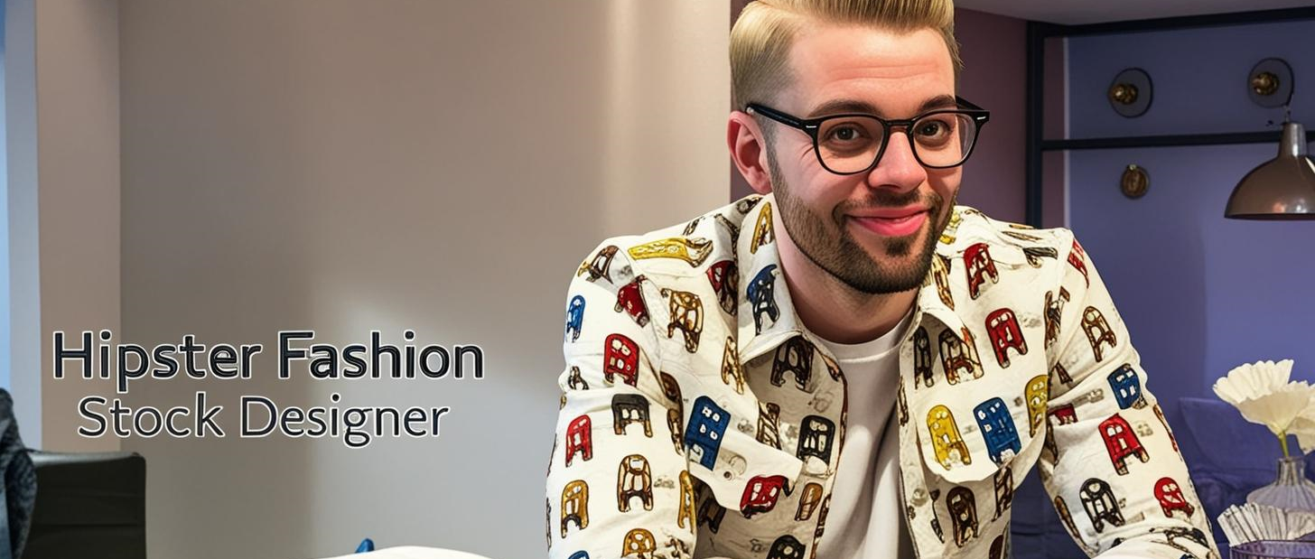 hipster chap designer banner