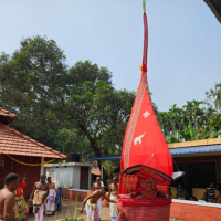 Theyyam, religous rituals, Malabar area, Northern Kerala Thai Paradevatha full closeup 200×200